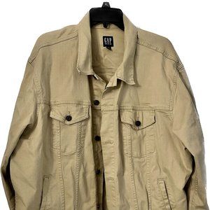 GAP Men's Khaki Denim Jacket
